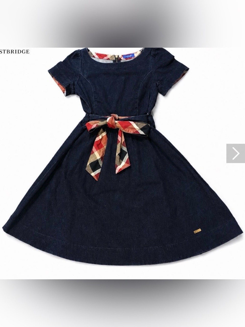 Blue Label Crestbridge Denim Midi Dress, Small